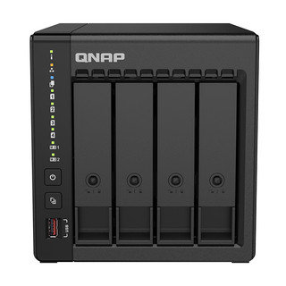 威联通（QNAP）TS-466C 四盘位8G内存四核心奔腾银牌处理器网络存储服务器（内含硬盘4T*2）