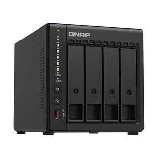 威联通（QNAP）TS-466C 四盘位8G内存四核心奔腾银牌处理器网络存储服务器（内含硬盘4T*2）