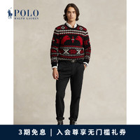 Polo Ralph Lauren 拉夫劳伦 男装 24春农历新年弹力直筒版长裤RL17709 001-Polo黑 34/32