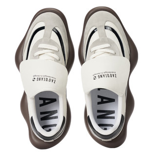 英克斯（inxx）造强 时尚潮牌潮流简约低帮休闲鞋ZQD0400003 黑白拼接 35