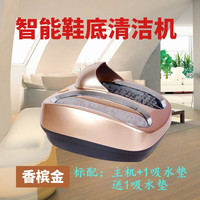 郦狼入户洗鞋底机鞋底清洁机家用擦鞋机脚底消毒懒人全自动洗鞋清 香槟金 标配