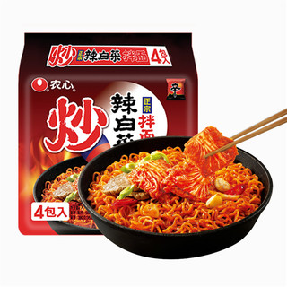 NONGSHIM 农心 炒辣白菜拌面 147g*4袋