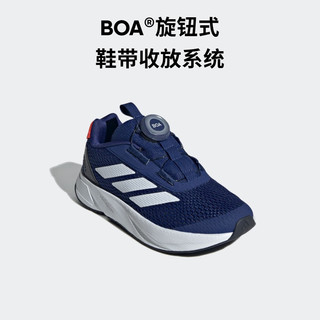 adidas DURAMO SL BOA K旋转按钮休闲运动鞋男小童阿迪达斯 蓝色/白色/红色 38.5(235mm)