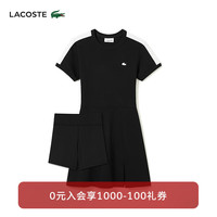 法国拉科斯特 LACOSTE女装24春季时尚修身连衣裙EF3873 031/黑色 34/155