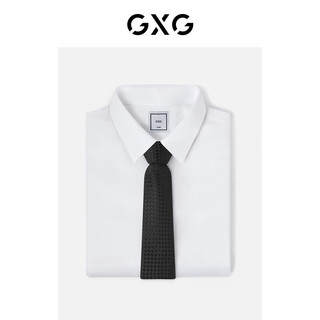 GXG领带男正装结婚新郎男士商务手打西装衬衫黑色长款领带结婚潮 黑色 均码