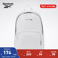 Reebok 锐步 官方Backpack经典简约白色百搭运动休闲轻便双肩背包 DV0388 N SZ