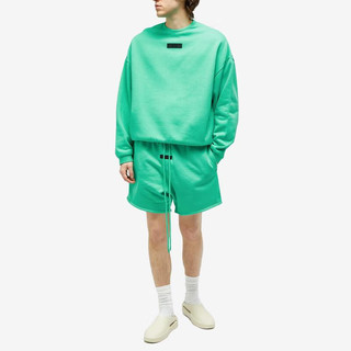 Essentials 奢侈品潮牌 男士 FEAR OF GOD SPRING 基础款嵌运动短裤 Green XLarge
