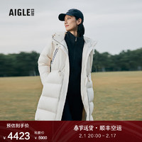 AIGLE 艾高 秋冬女GTX INF防风加厚保暖极寒鹅绒羽绒服外套 奶油白 N3853 36