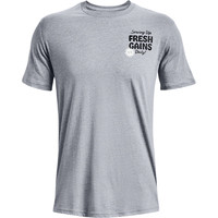 安德玛 奥莱UA 男子短袖半袖透气印花跑步休闲运动训练T恤