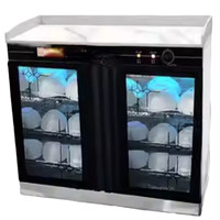 NGNLW密胺餐具消毒柜热风循环烘干台式家用厨房智能触屏茶水消毒柜商用   850R2款白S
