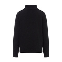 Little MO&CO. 50%山羊绒 little moco童装23冬男女童高领毛衣保暖打底毛衫 黑色 110/56