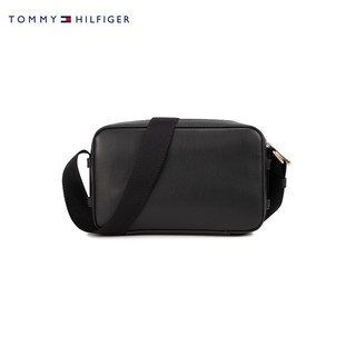 TOMMY HILFIGER  24春季女装通勤金属字母单肩相机包斜挎包AW0AW15991 黑色BDS OS