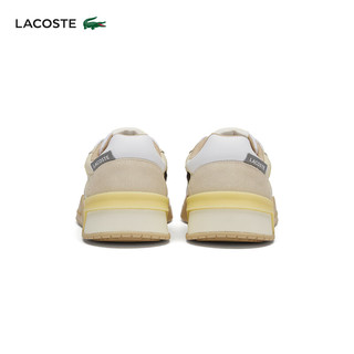 LACOSTE法国鳄鱼女鞋24春季舒适板鞋运动休闲鞋47SFA0086 2R2/米白色/浅棕色 5.5 39