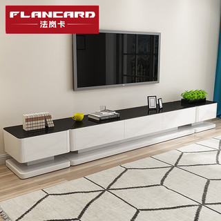 法岚卡（FLANCARD）现代简约电视柜茶几组合套装电视柜简约小户型 电视柜+2个边柜