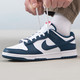  NIKE 耐克 Cspace P2 Nike Dunk Low Retro 白藏青 休闲复古板鞋 DD1391-400　