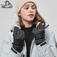 PELLIOT 伯希和 户外滑雪手套加棉保暖男女冬季防水加厚防寒骑行手套 16943102