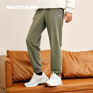 Skechers斯凯奇束脚裤休闲修身显瘦男士运动长裤