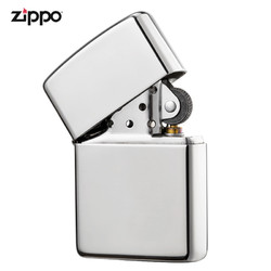 ZIPPO 之宝 官方旗舰店防风打火机美版原装进口26纯银盔甲机收藏送礼