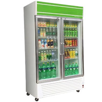 YTYNT立式双门饮料柜展示柜冰柜商用冷藏柜冷柜超市冰箱保鲜柜   758升（风直冷） 1000x590x1980mm