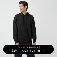 CANADA GOOSE 6期免息：加拿大鹅（Canada Goose）Huron男士连帽休闲卫衣轻薄套头连帽衫 7403M 61 黑色 S