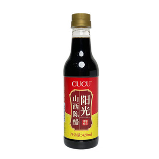 CUCU 山西特产陈醋 粮食酿造食醋 饺子调味醋420ml