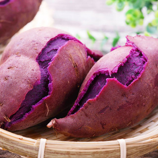 京地达 萄鲜客 山东紫薯 沙地蜜薯 小果5斤装 新鲜自种紫薯JD直达