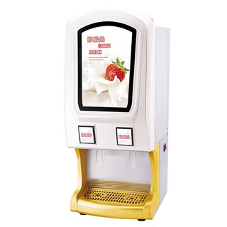 NGNLW2料口商用自动现调酸奶机冷藏保温酸奶饮料冷饮机白色   酸奶机