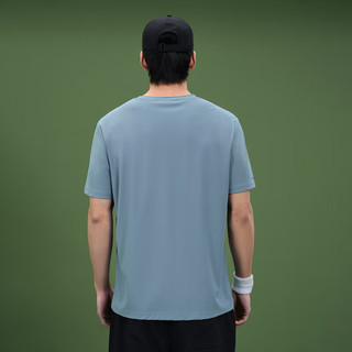 SPORTSDAY海澜之家短袖T恤男24马术运动凉感透气短袖男夏季 浅蓝（净色）(B6) 170/88A(M)