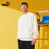 PUMA 彪马 官方 新款男子复古休闲华夫格圆领卫衣 DOWNTOWN 537730