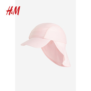 H&M2024春季童装女婴幼童帽子UPF 50遮阳鸭舌帽1125202 浅卡其绿010 46个
