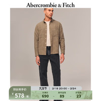 ABERCROMBIE & FITCH男装 24春美式时尚复古潮流黑色宽松休闲牛仔裤 337657-1 黑色水洗 31/30 (175/78A)