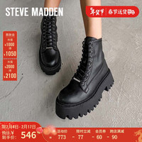 史蒂夫·马登 STEVE MADDEN/思美登2023秋季新款侧拉链粗跟马丁靴女 OVER-RIDE