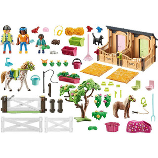 摩比世界（playmobil）乡村系列 马场模型 男女孩diy过家家儿童玩具新年 乡村系列 马术课程