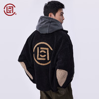 CLOT CLOTTEE by CLOT羊羔绒拼接夹克 功夫系列 陈冠希主理 黑色 0XL