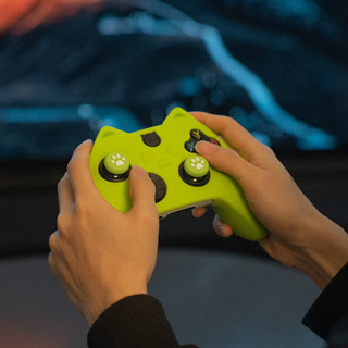 极想 Xbox手柄保护套可爱软壳全包硅胶套国行游戏防摔防滑耐脏游戏机周边配件 XBOX-X猫爪手柄保护套-粉色