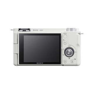 ZV-E10L 微单数码相机 套机 APS-C画幅 小巧便携4K视频Vlog照相机 白色 单机