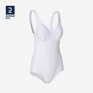 DECATHLON 迪卡侬 泳衣女保守连体显瘦游泳衣泳装性感温泉2021新款IVD1