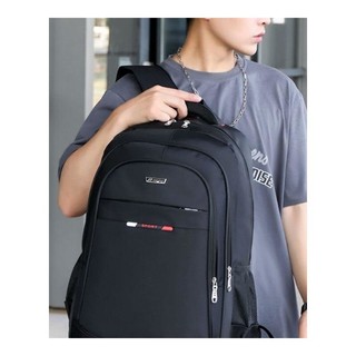 双肩包男初中高中书包男大容量旅行背包男商务电脑背包行李包