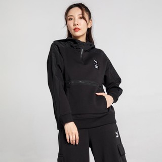 PUMA 彪马 女款半拉链套头连帽衫 53234001