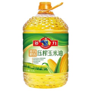 MIGHTY 多力 醇香压榨玉米油4.8L*1桶批发非转基因食用油烹饪炒菜团购特价