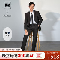 海澜之家 西服套装男春秋轻商务经典系列西装套装男父亲节礼物