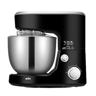 苏勒   台式和面机商用厨师机多功能小型全自动揉面搅拌打蛋器鲜奶机   黑色