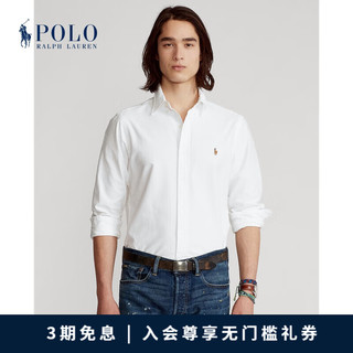 RALPH LAUREN 拉夫劳伦男装 2020年夏季经典版型衬衫12511 100-白色 M