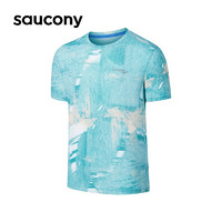 saucony 索康尼 男子短袖运动T恤 SC2239039