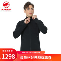 MAMMUT 猛犸象 Aconcagua light 男士抓絨保暖速干中層夾克外套 黑色 L