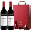 瀚恩（HAAN）VIVINO4.0分 澳大利亚35年藤老藤西拉干红葡萄酒 小朗富14.5% 双支装750mL*2