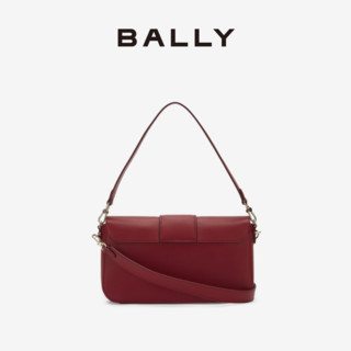 BALLY/巴利女士红色皮革斜挎包6302598