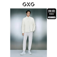 GXG 男装 三防满身绗线格衬衫式保暖棉夹克外套 冬季