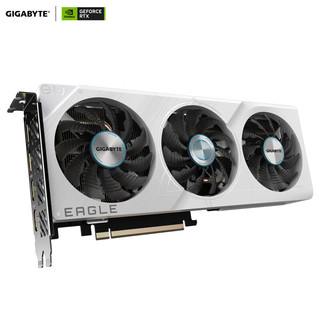 技嘉（GIGABYTE）4060Ti显卡 冰猎鹰 GeForce RTX 4060 Ti Eagle OC ICE 8G DLSS3电竞设计智能学习电脑独立显卡2K 