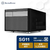 SG11珍宝11 黑色MATX机箱 支持长显卡 充裕的CPU散热空间 G410SG11B000020